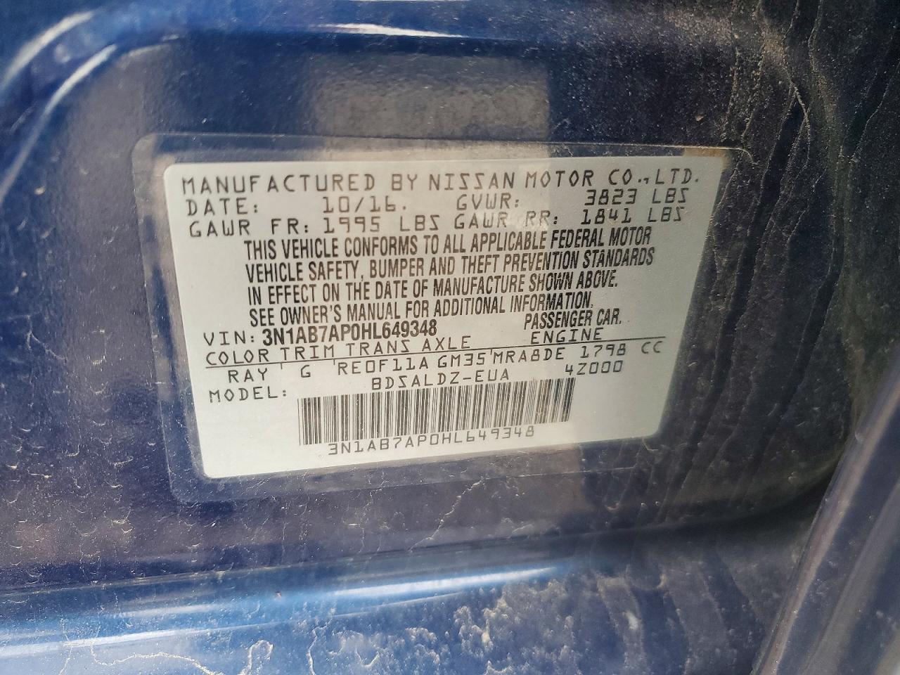 2017 NISSAN SENTRA