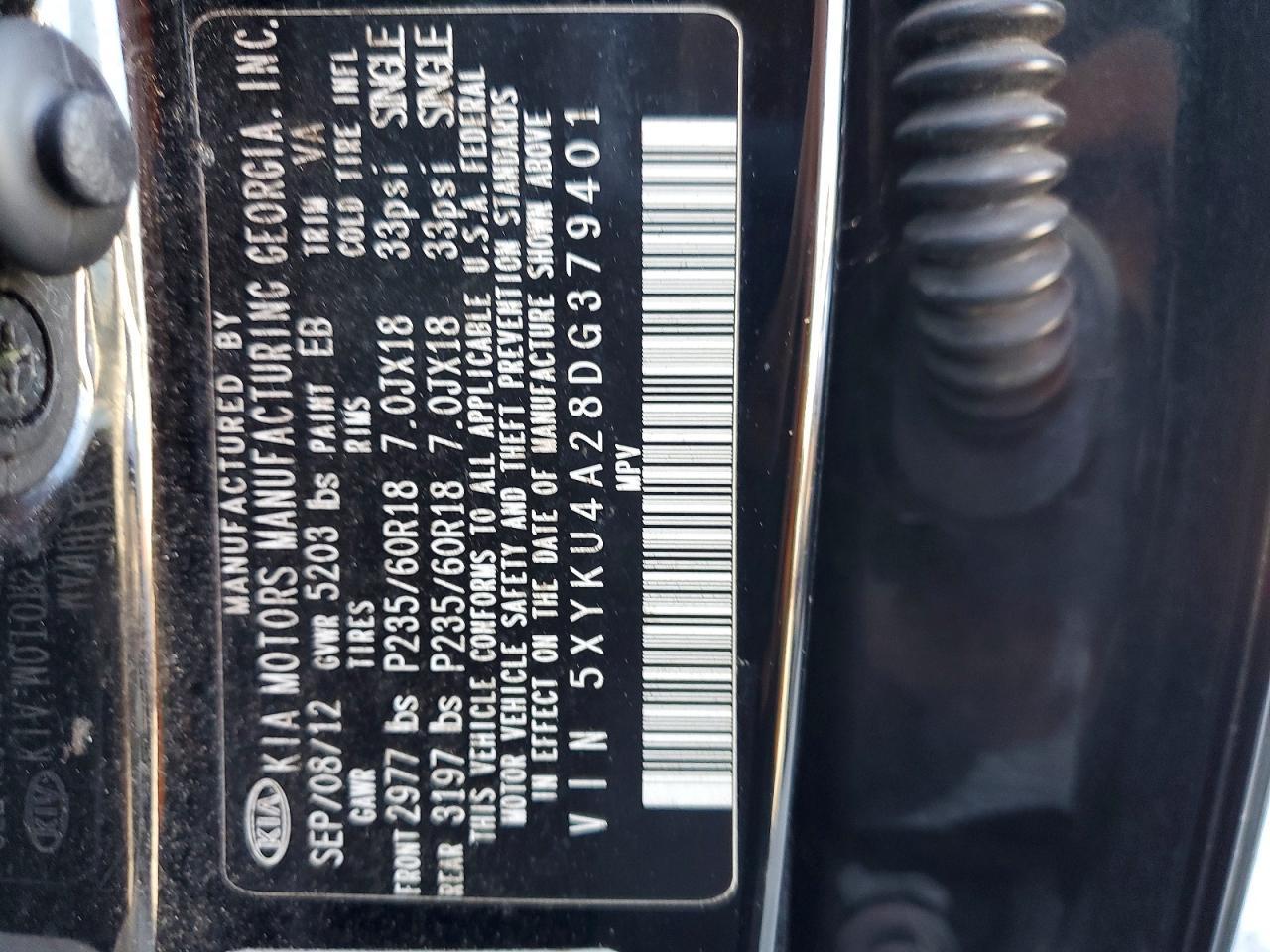 2013 KIA SORENTO