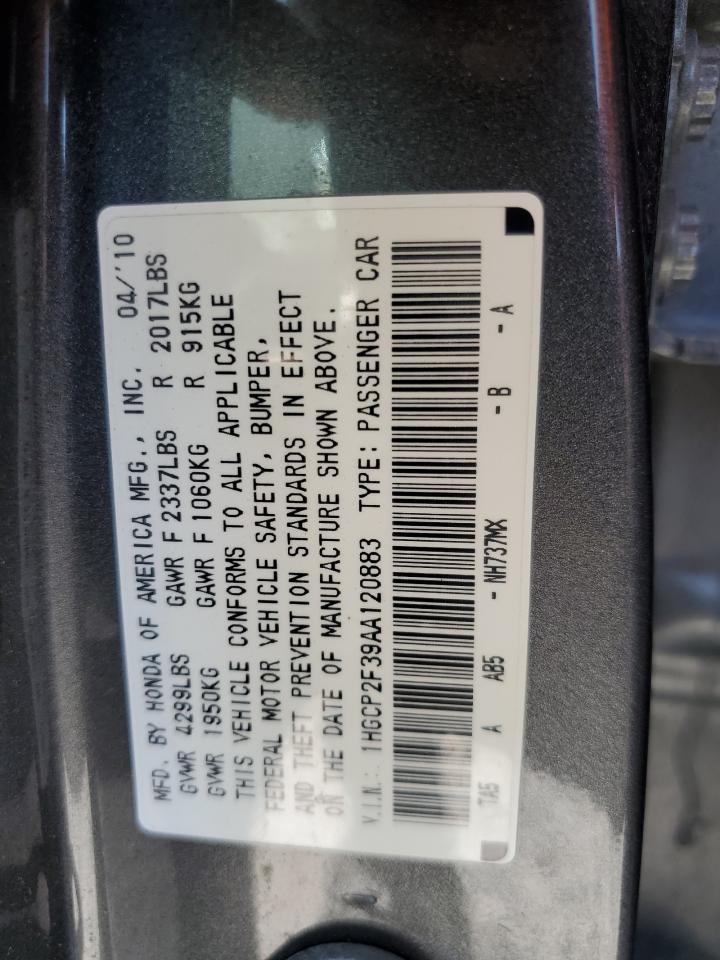 2010 HONDA ACCORD