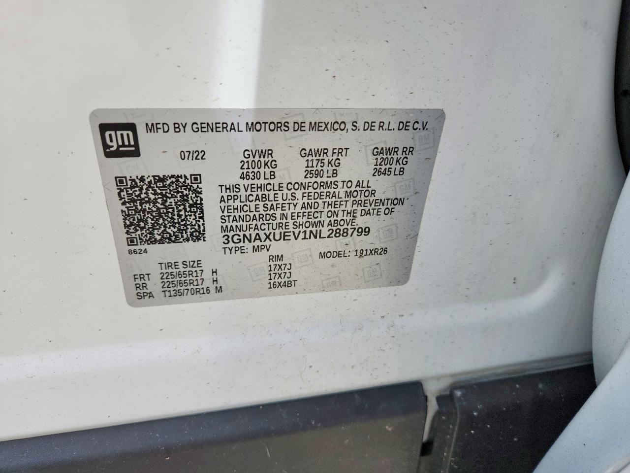 2022 CHEVROLET EQUINOX