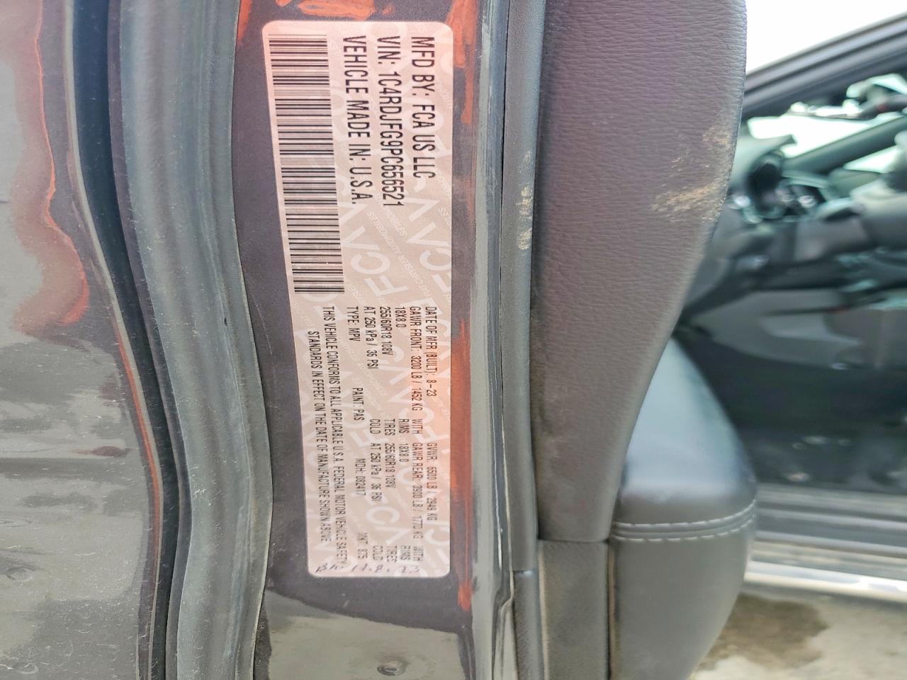 2023 DODGE DURANGO
