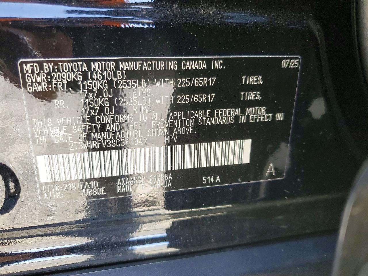 2025 TOYOTA RAV4
