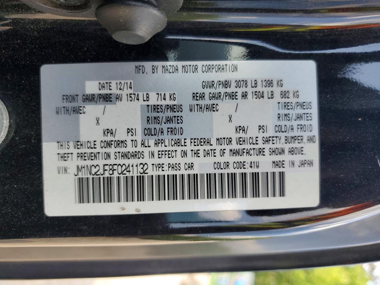 2015 MAZDA MX-5 Miata