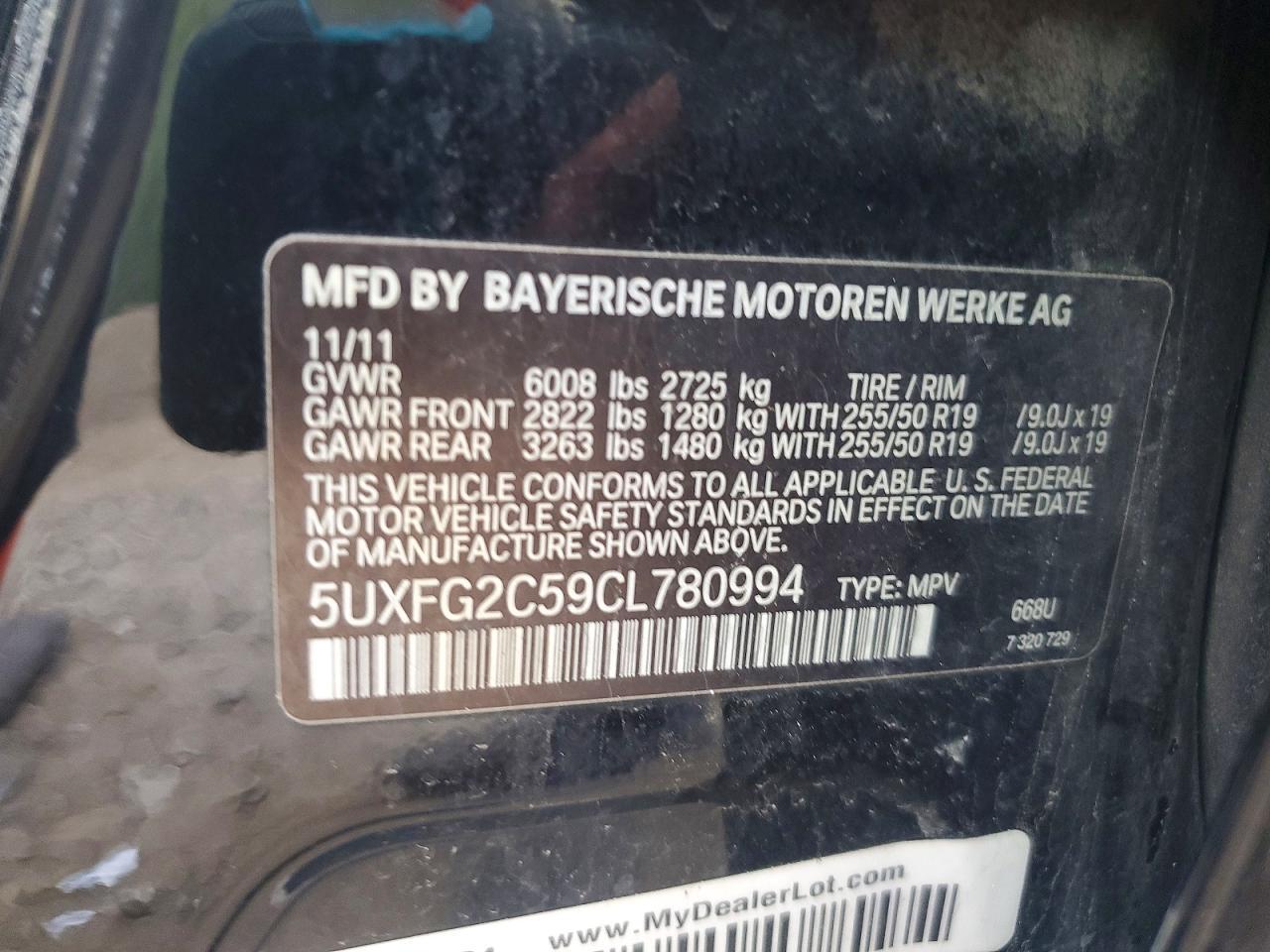 2012 BMW X6