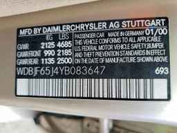 2000 MERCEDES-BENZ E-Class