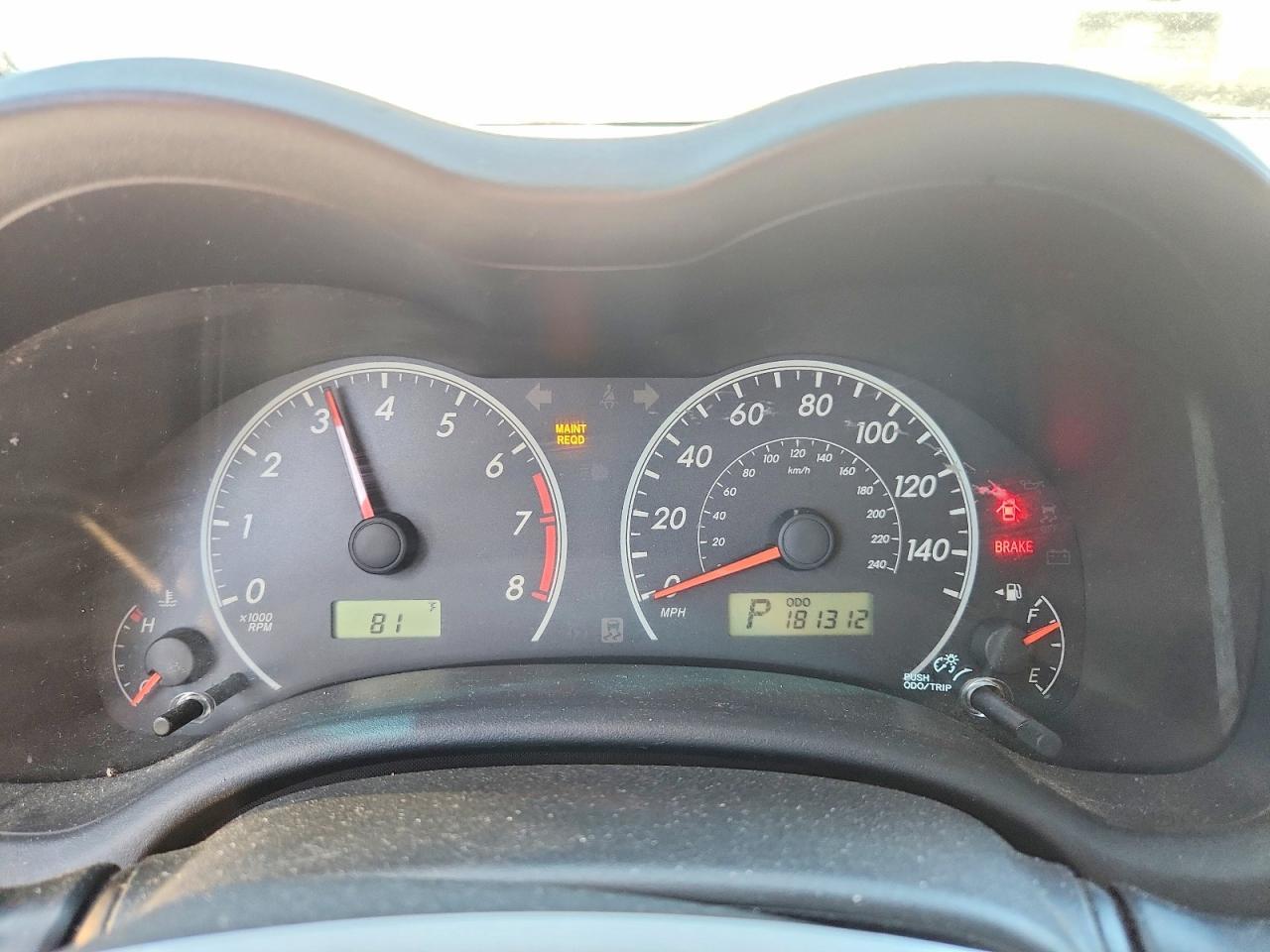 2012 TOYOTA COROLLA