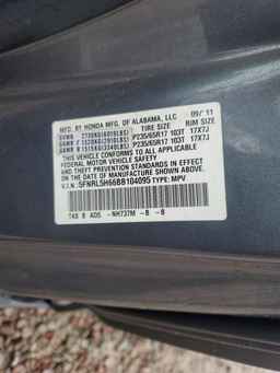 2011 HONDA ODYSSEY
