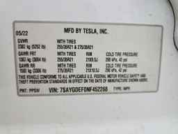 2022 TESLA MODEL Y