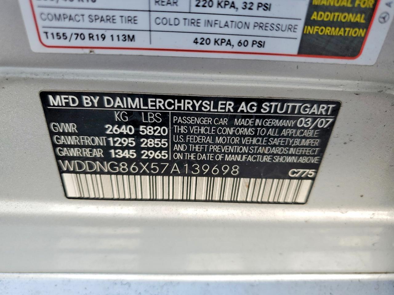 2007 Merz S-Class