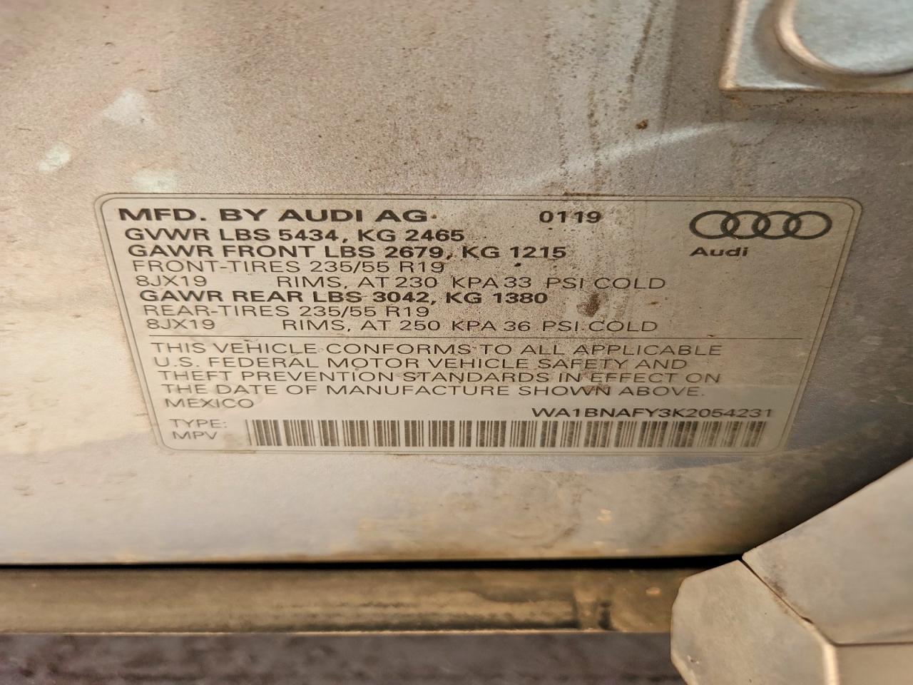 2019 AUDI Q5