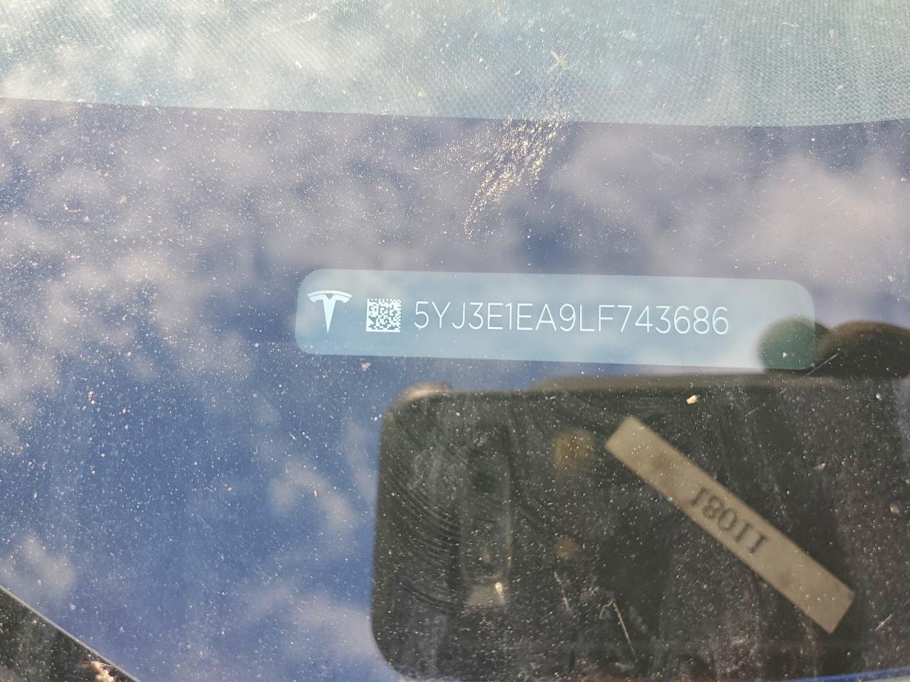 2020 TESLA MODEL 3