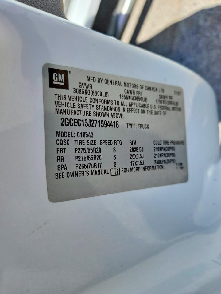 2007 CHEVROLET SILVERADO 1500
