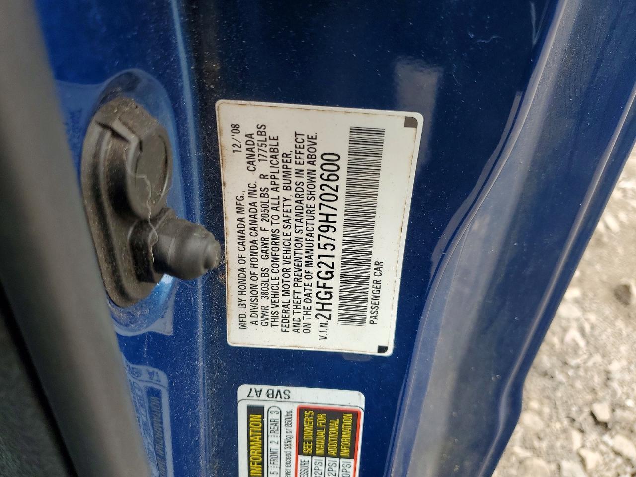 2009 HONDA CIVIC
