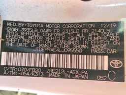 2020 TOYOTA COROLLA
