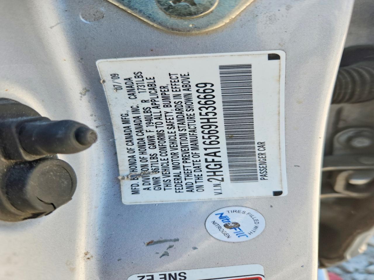 2009 HONDA CIVIC