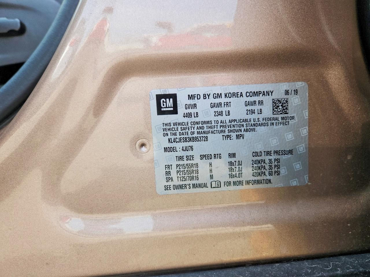 2019 BUICK ENCORE