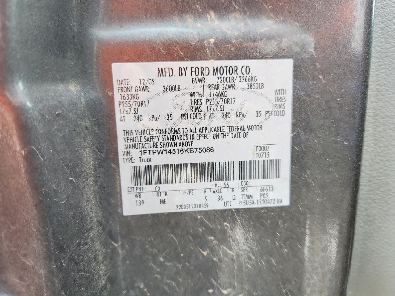 2006 FORD F-150 Lightning