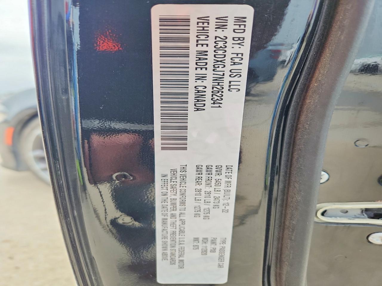 2022 DODGE CHARGER
