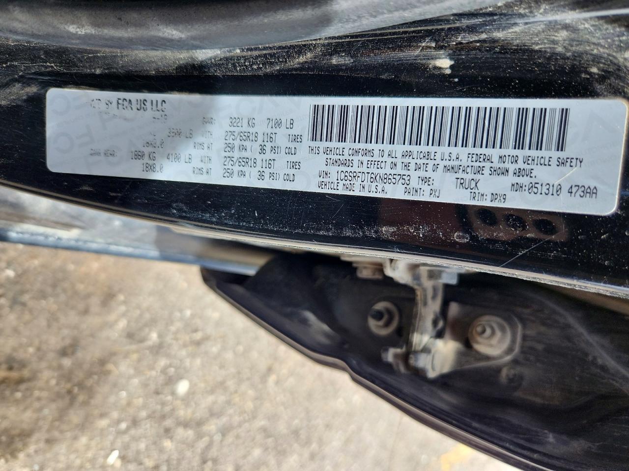 2019 RAM 1500