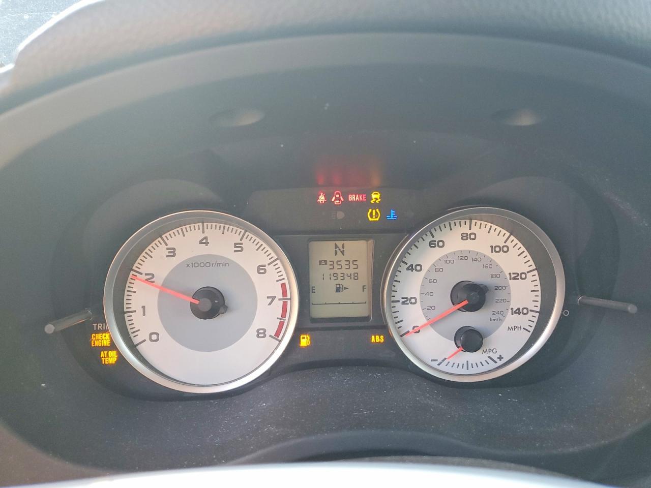 2012 SUBARU IMPREZA