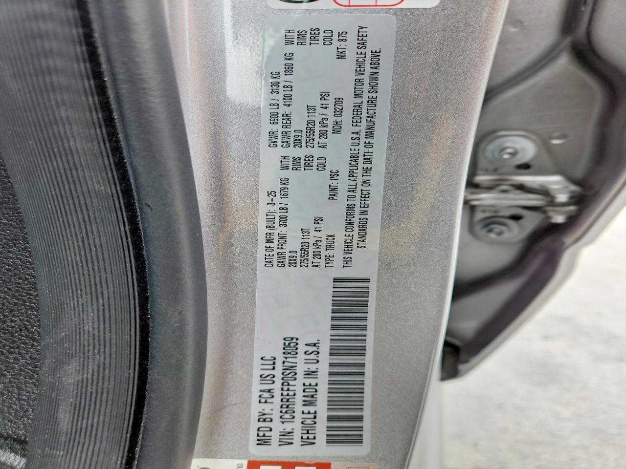 2025 RAM 1500