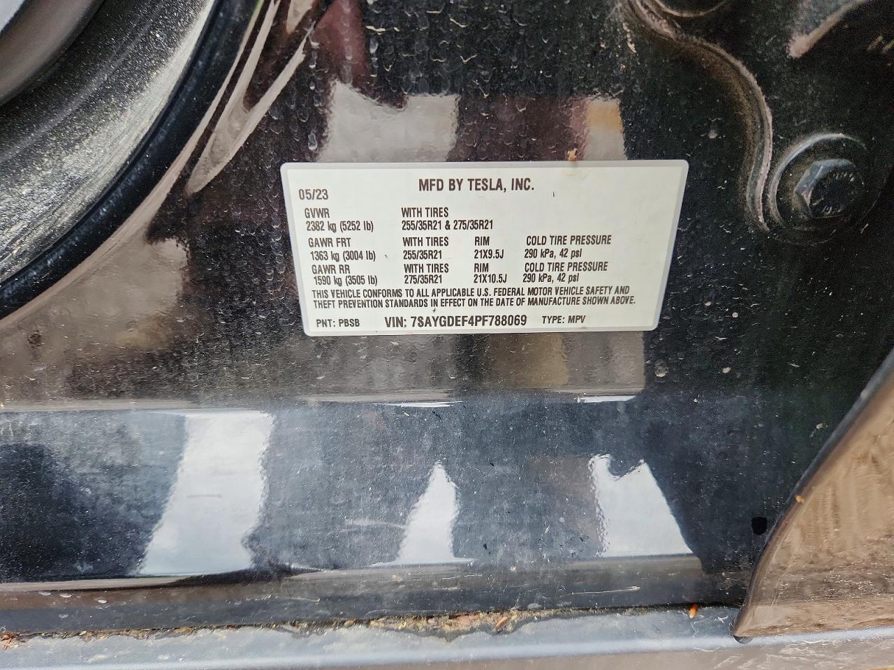2023 TESLA MODEL Y