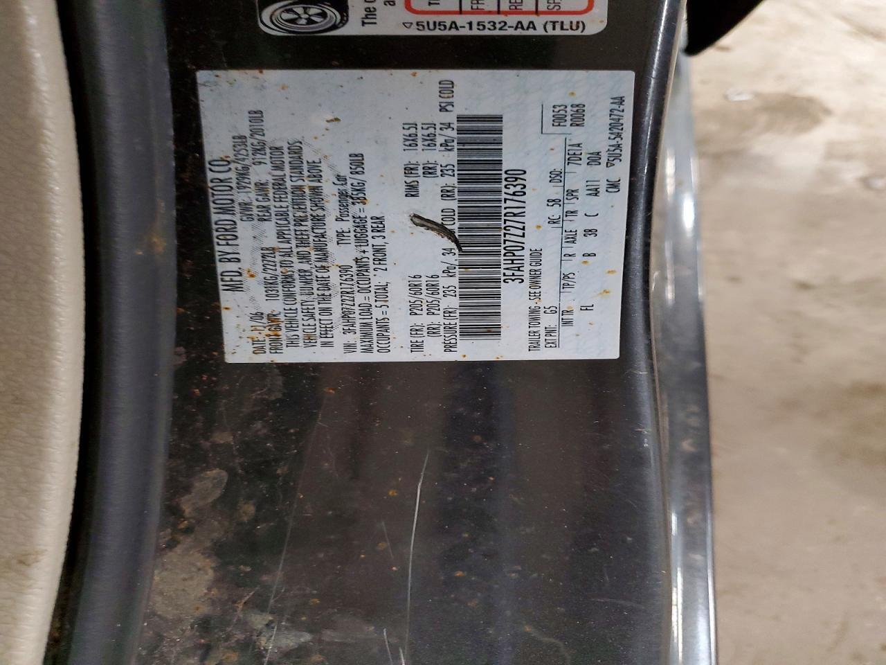 2007 FORD FUSION