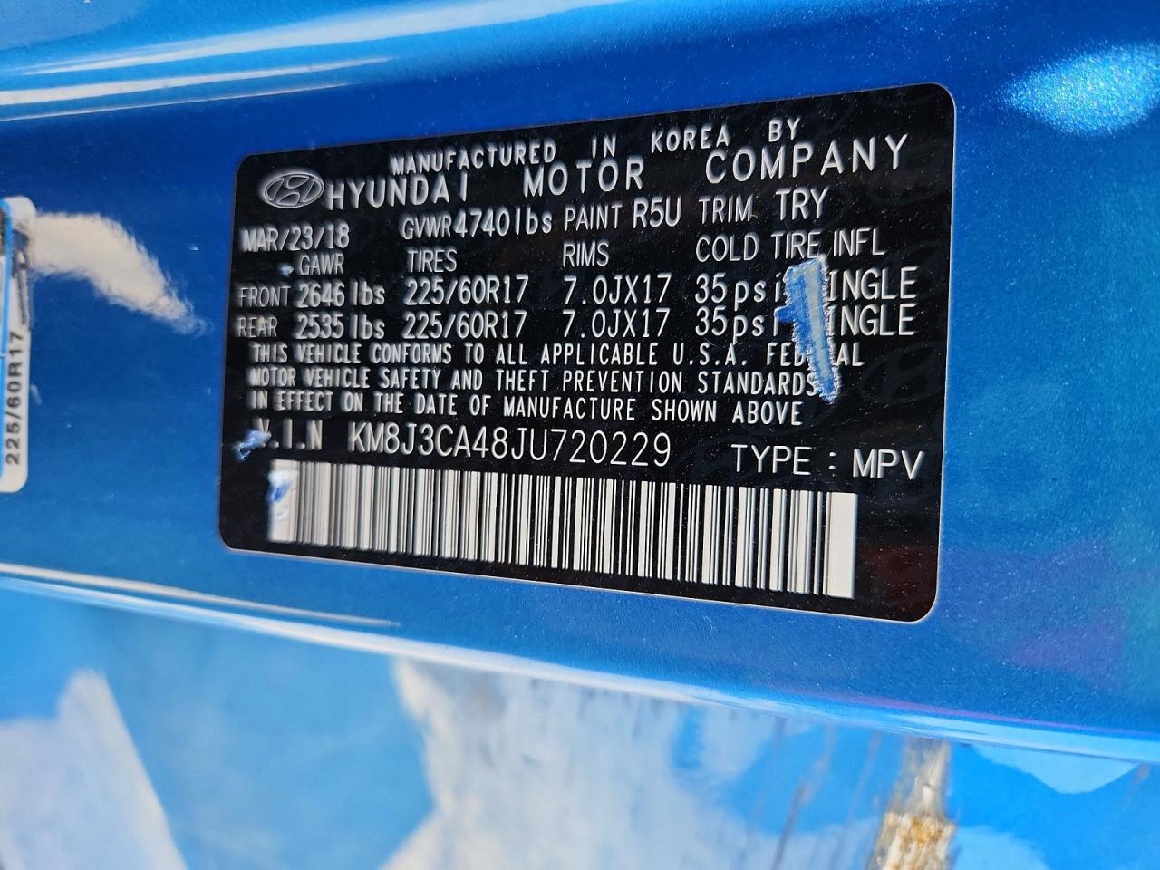 2018 HYUNDAI TUCSON