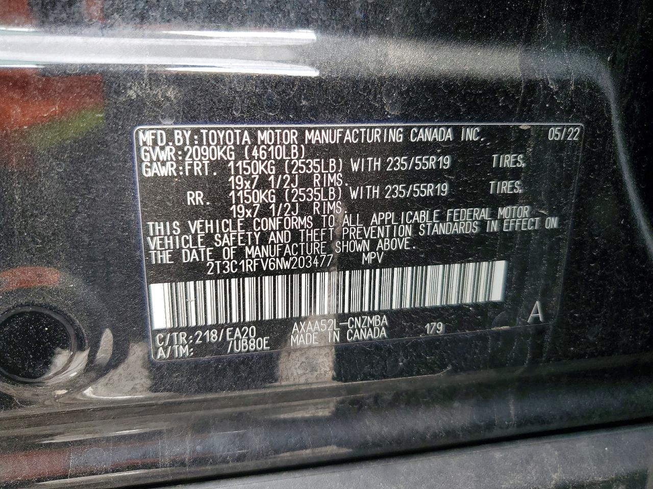 2022 TOYOTA RAV4
