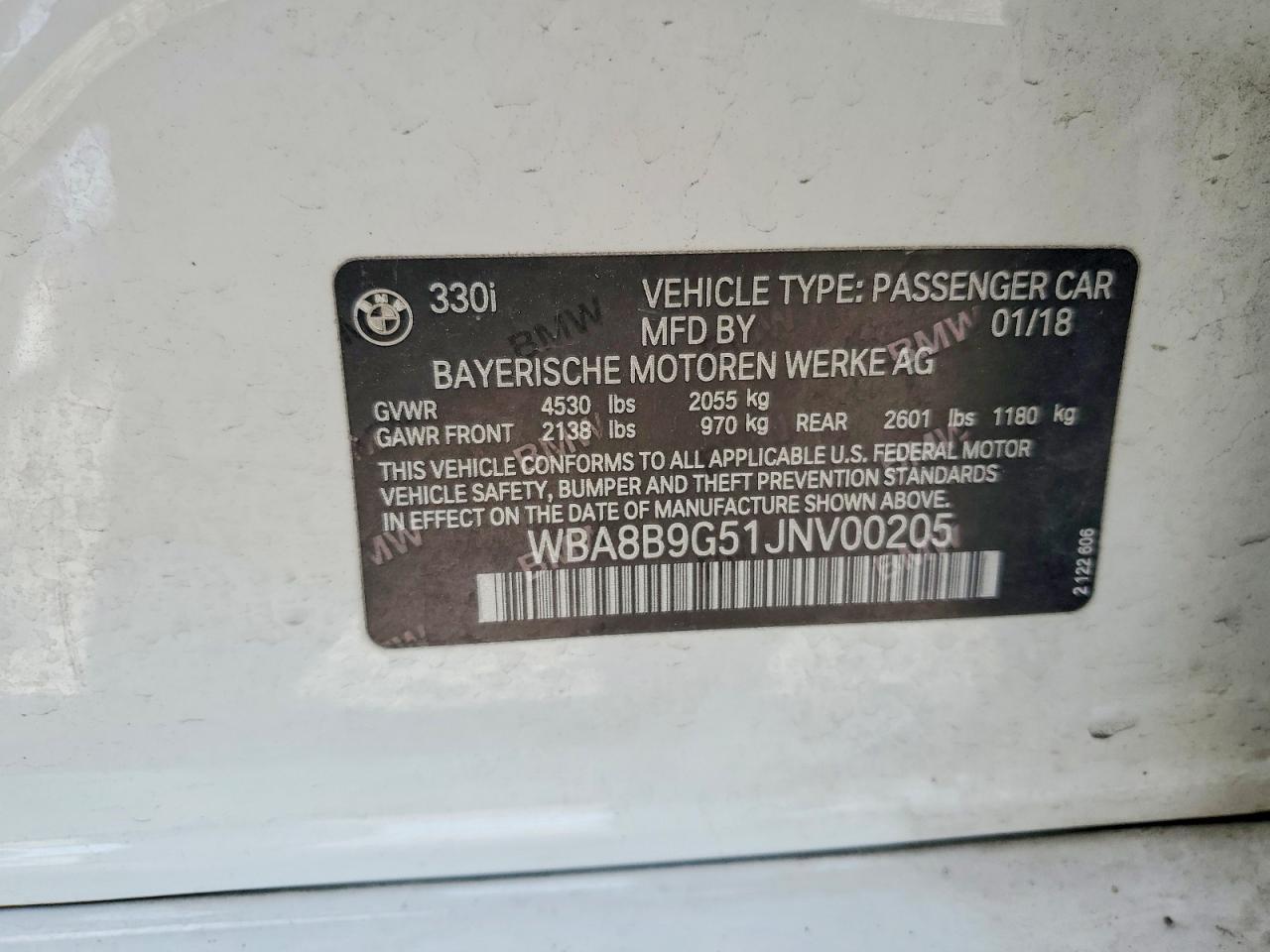 2018 BMW 3 SERIES