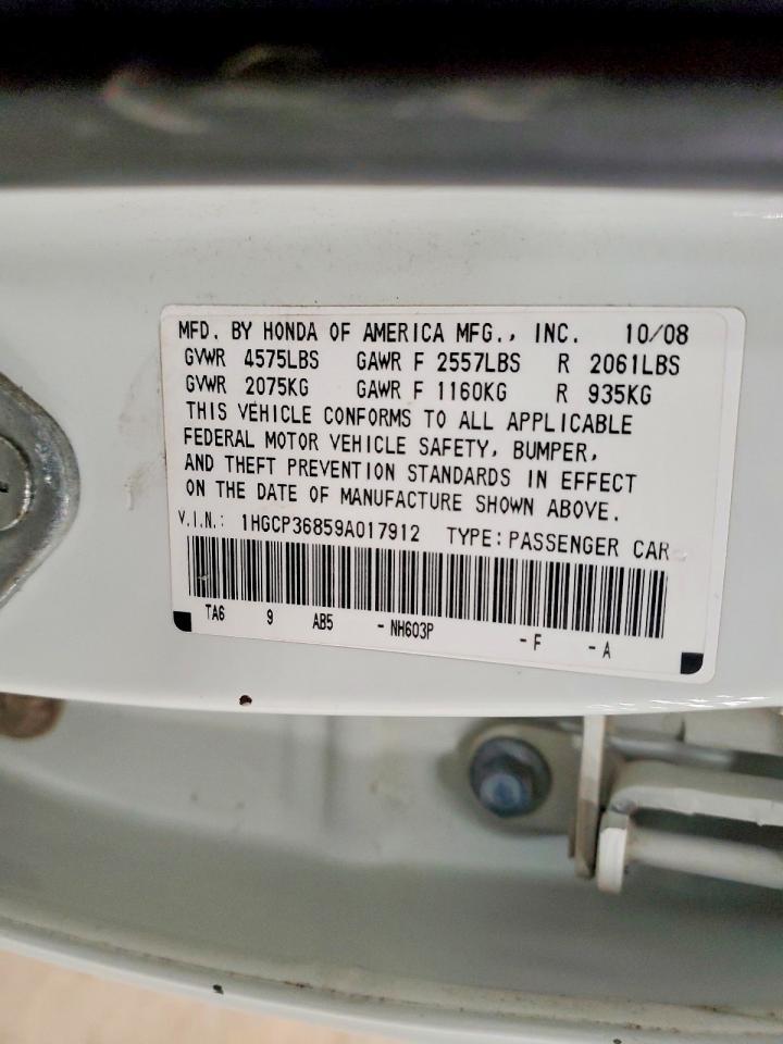 2009 HONDA ACCORD