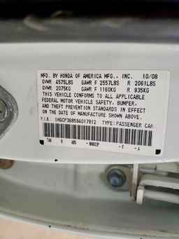 2009 HONDA ACCORD