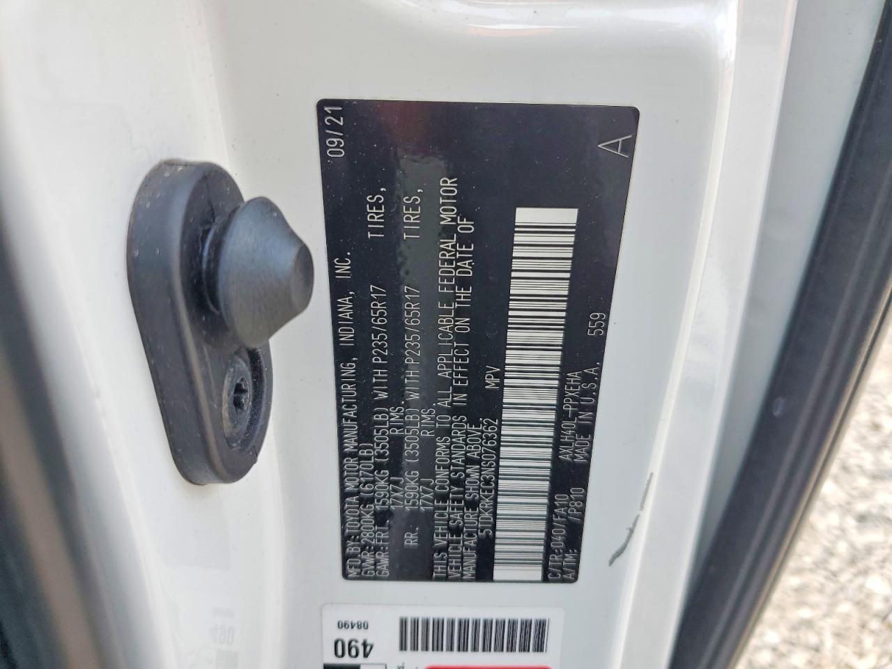 2022 TOYOTA SIENNA