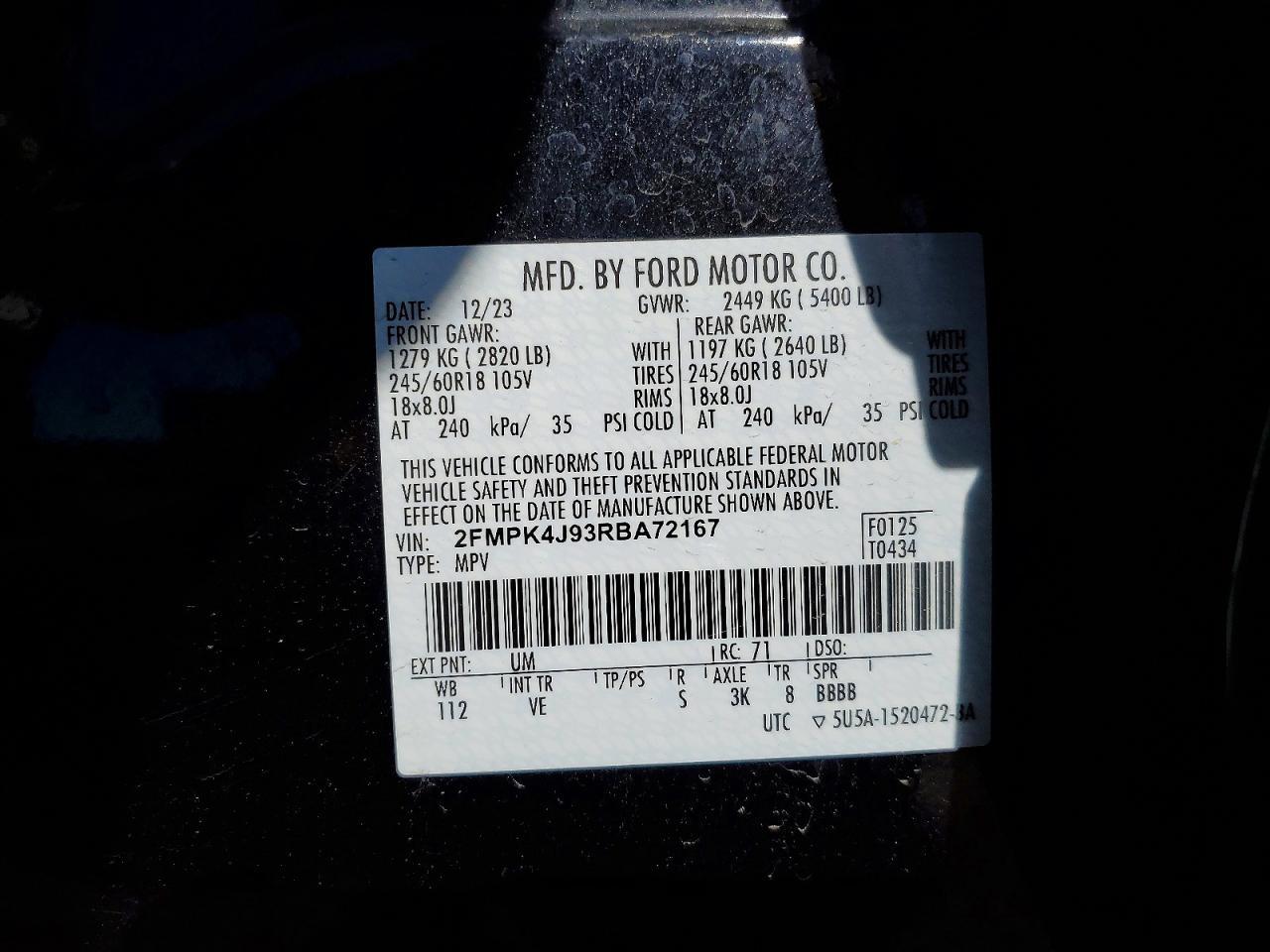 2024 FORD EDGE