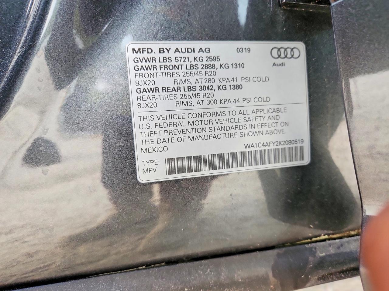 2019 AUDI SQ5