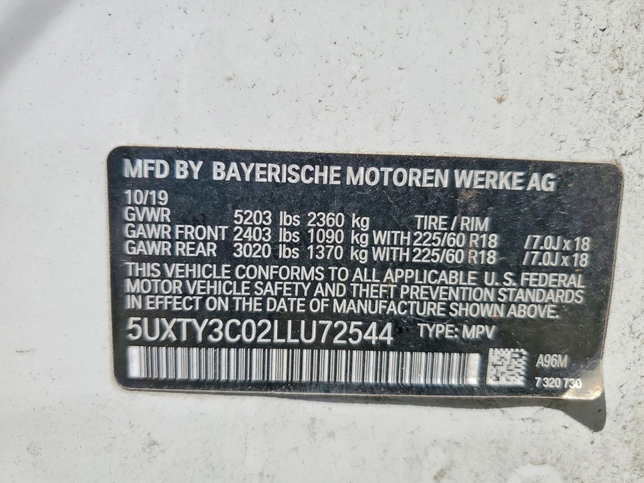2020 BMW X3