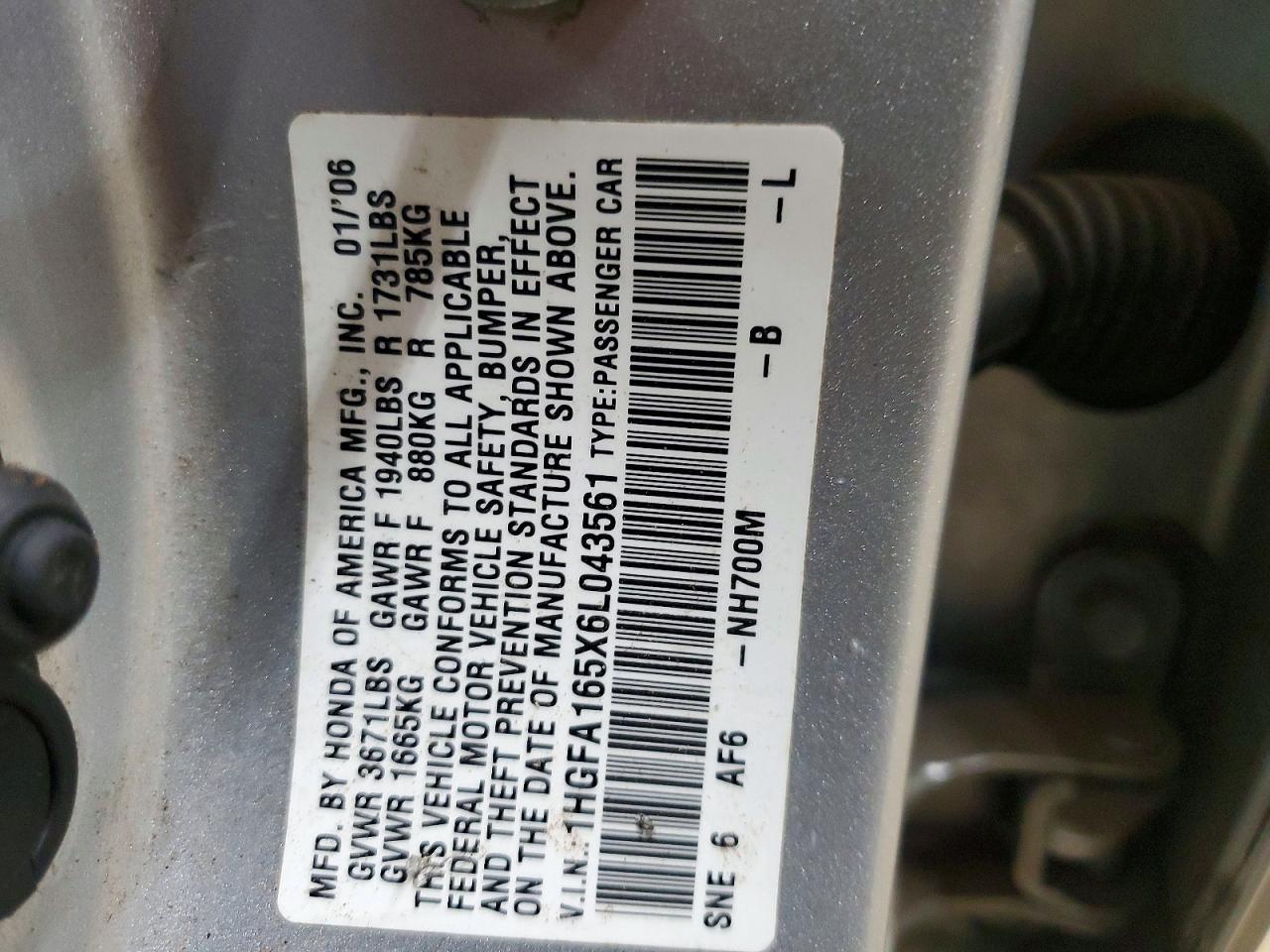 2006 HONDA CIVIC