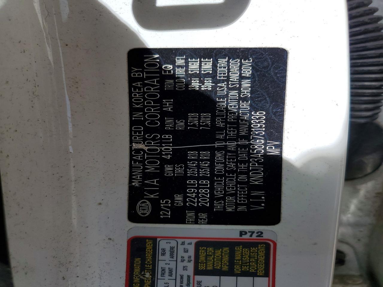 2016 KIA SOUL