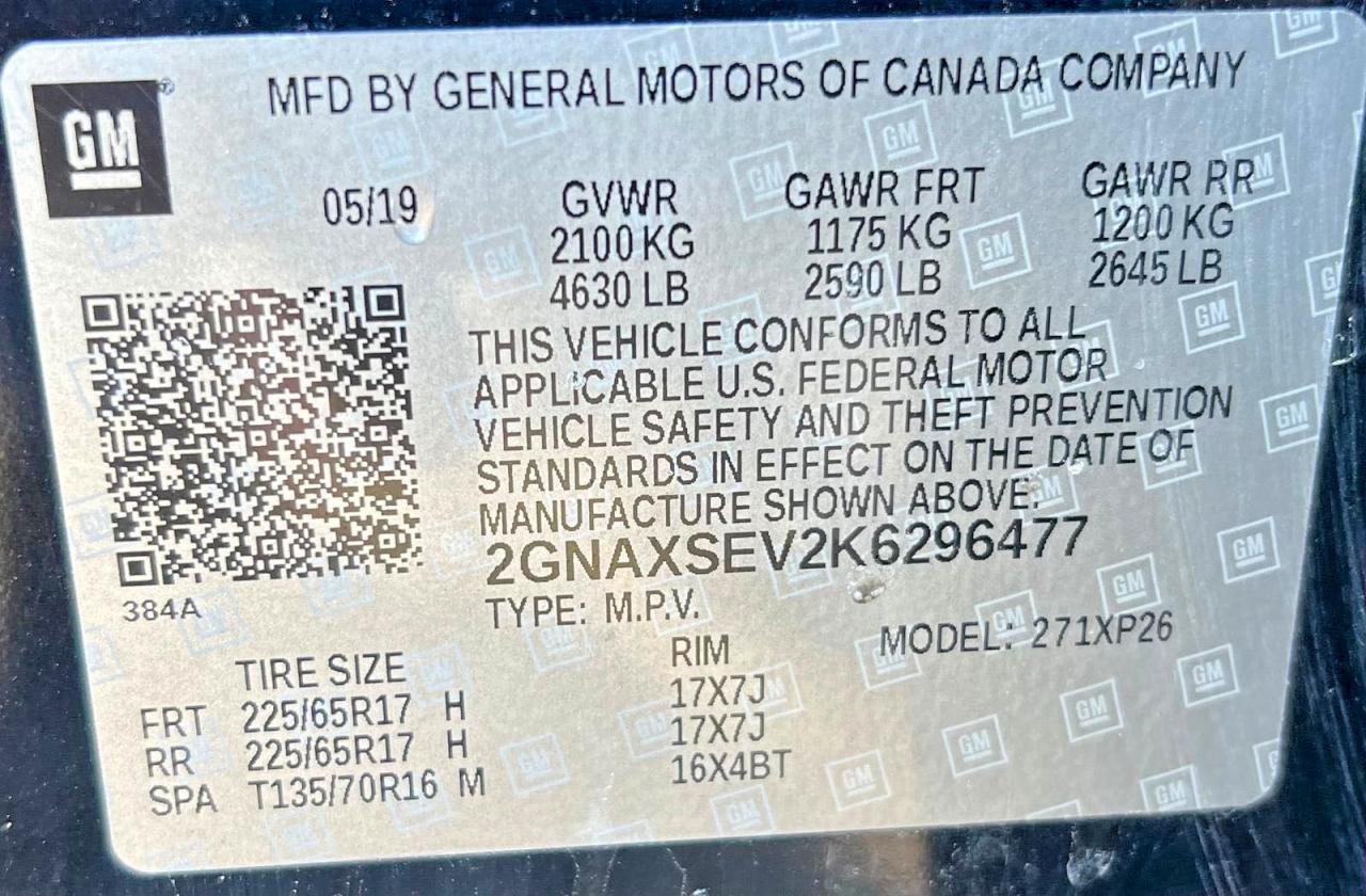 2019 CHEVROLET EQUINOX