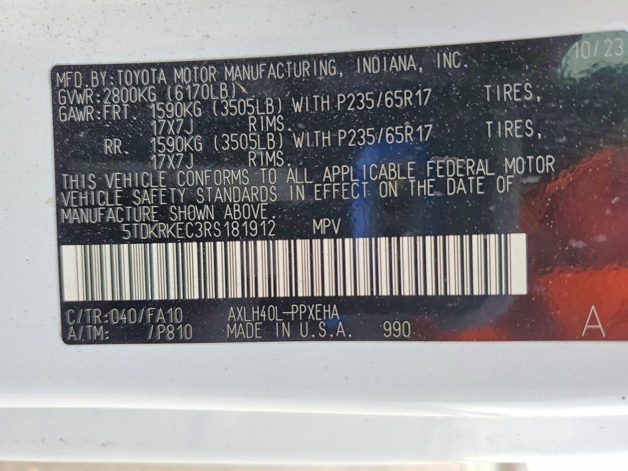 2024 TOYOTA SIENNA