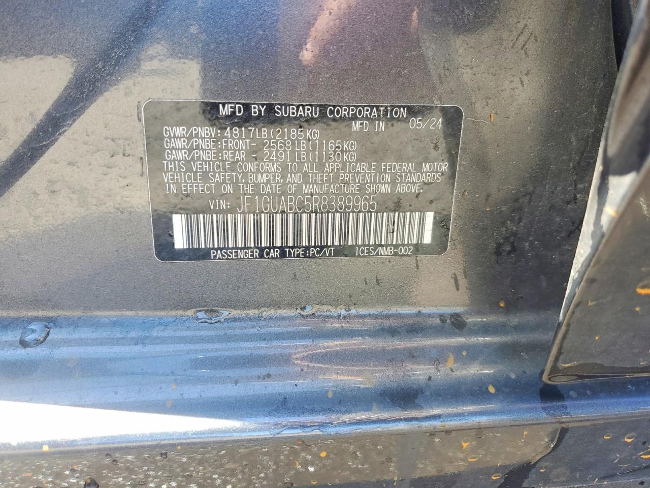 2024 SUBARU IMPREZA