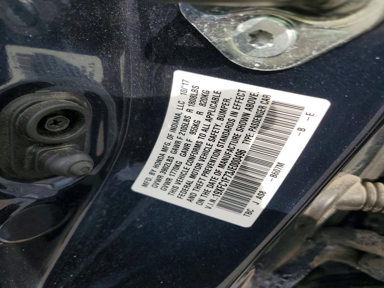 2018 HONDA CIVIC