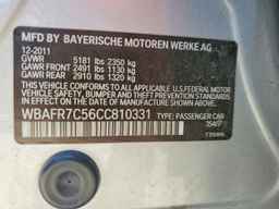 2012 BMW 5 series