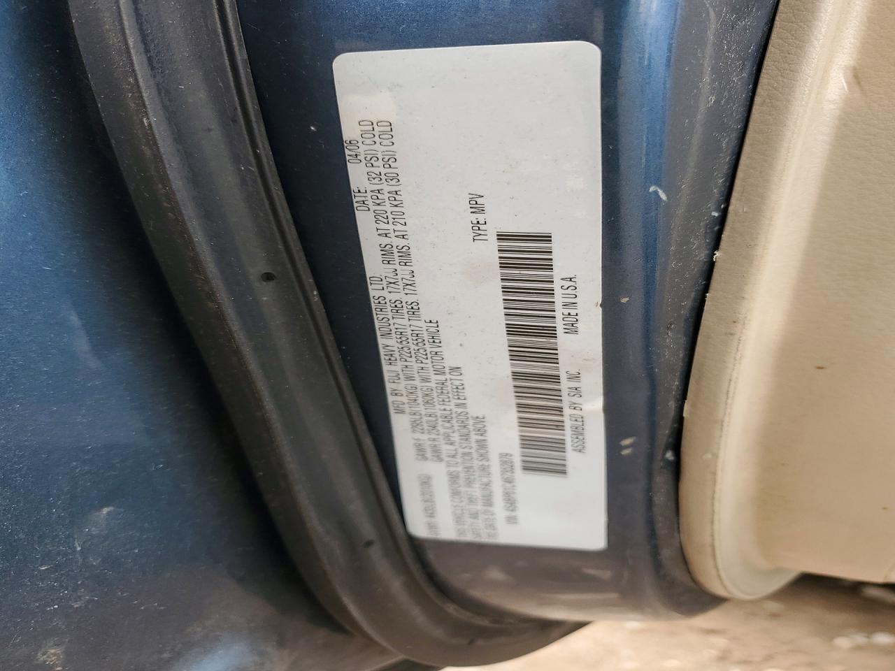 2006 SUBARU Legacy