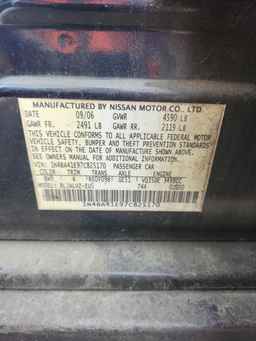 2007 NISSAN Maxima