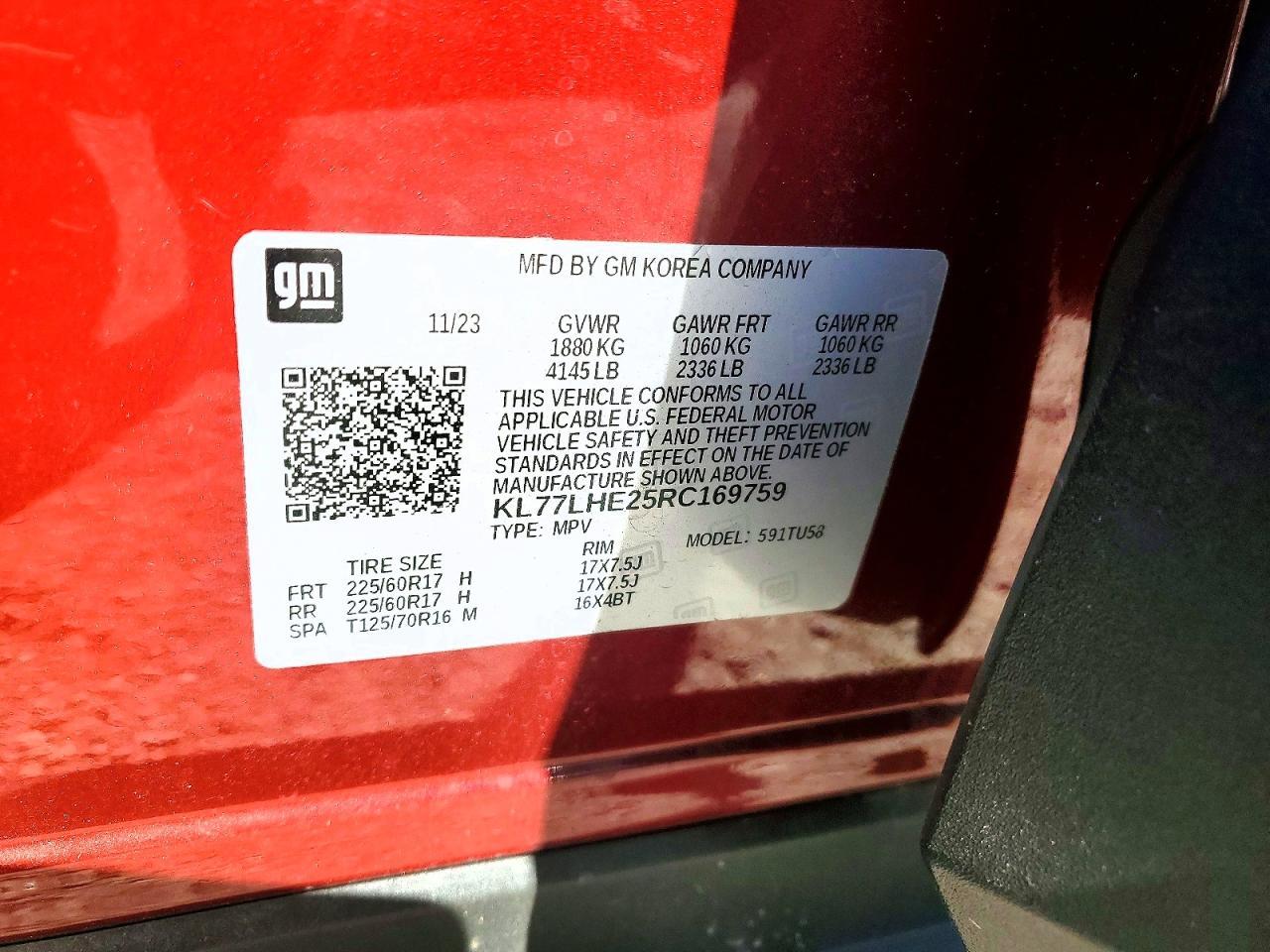 2024 CHEVROLET TRAX