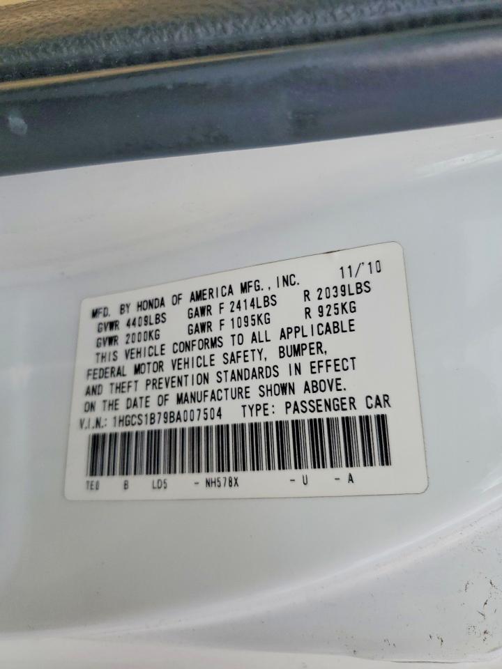 2011 HONDA ACCORD