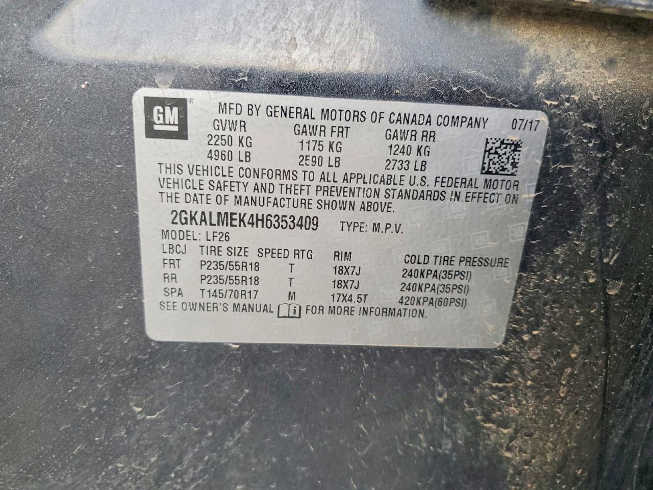 2017 GMC Terrain
