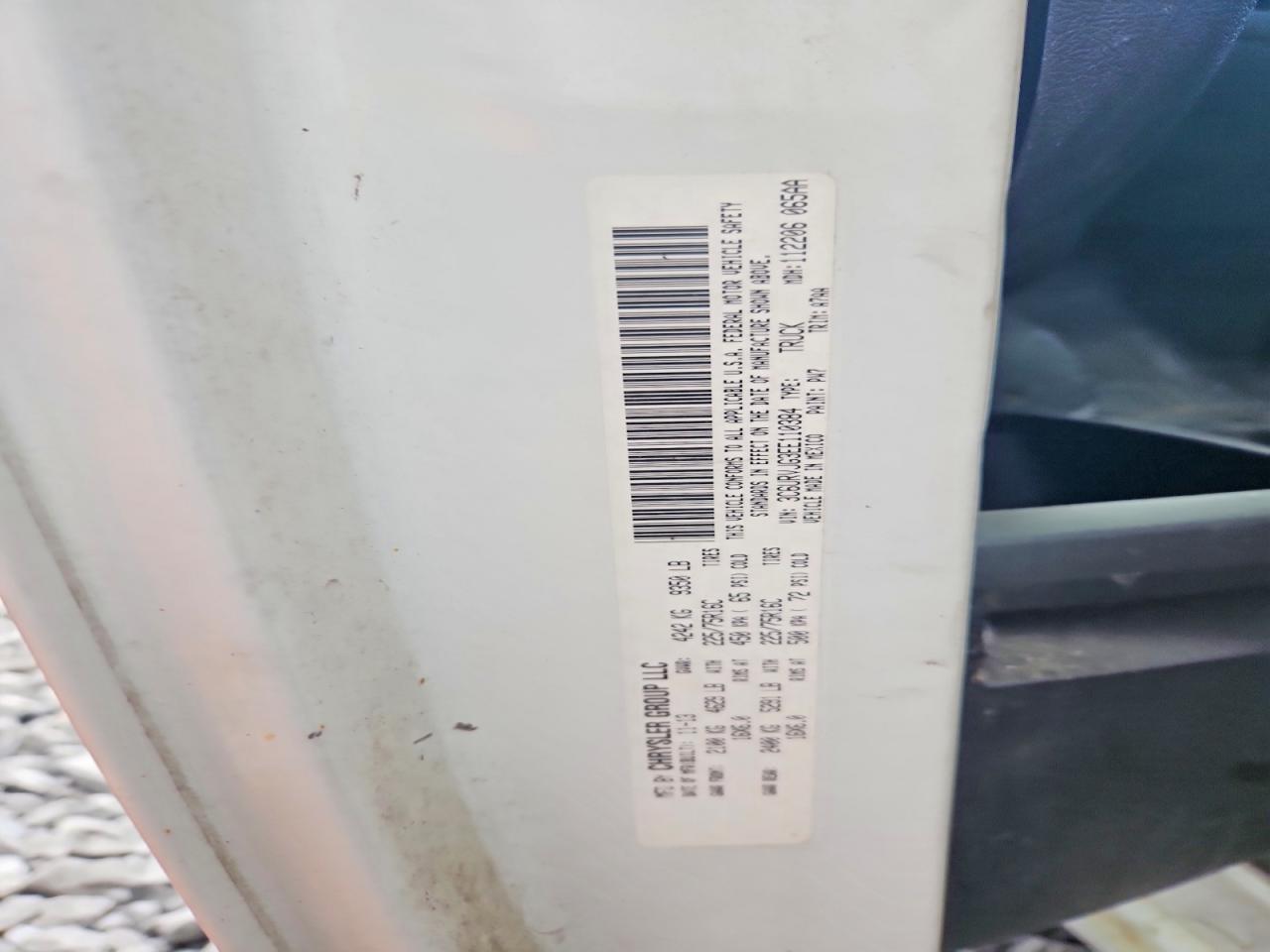 2014 RAM ProMaster 3500