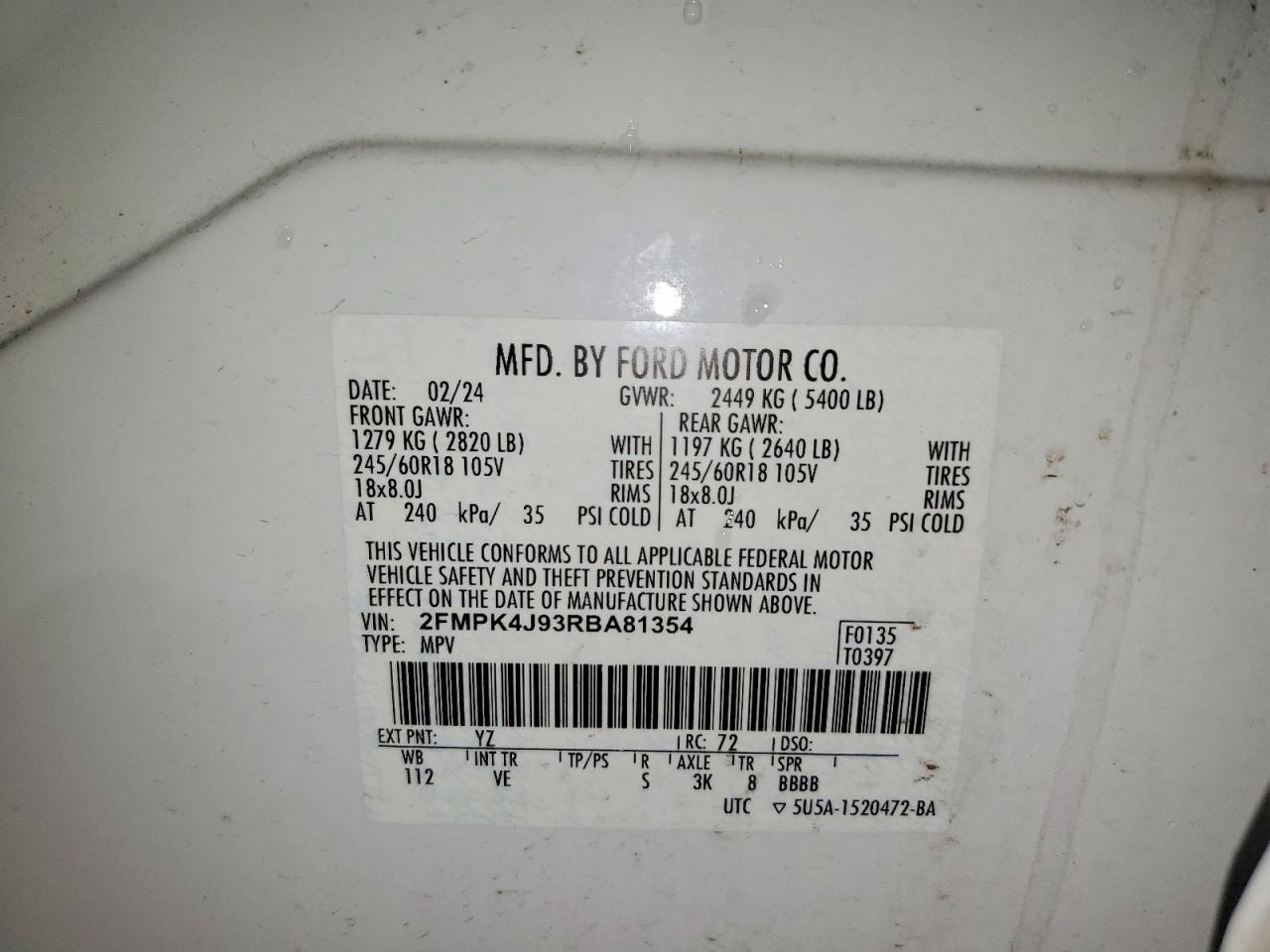 2024 FORD EDGE